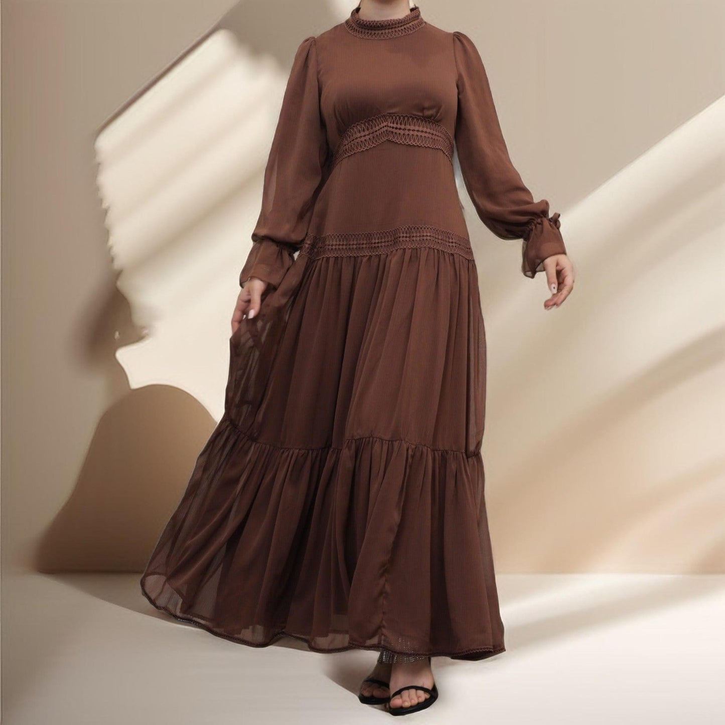 French style maxi dress - Try Modest Limited 