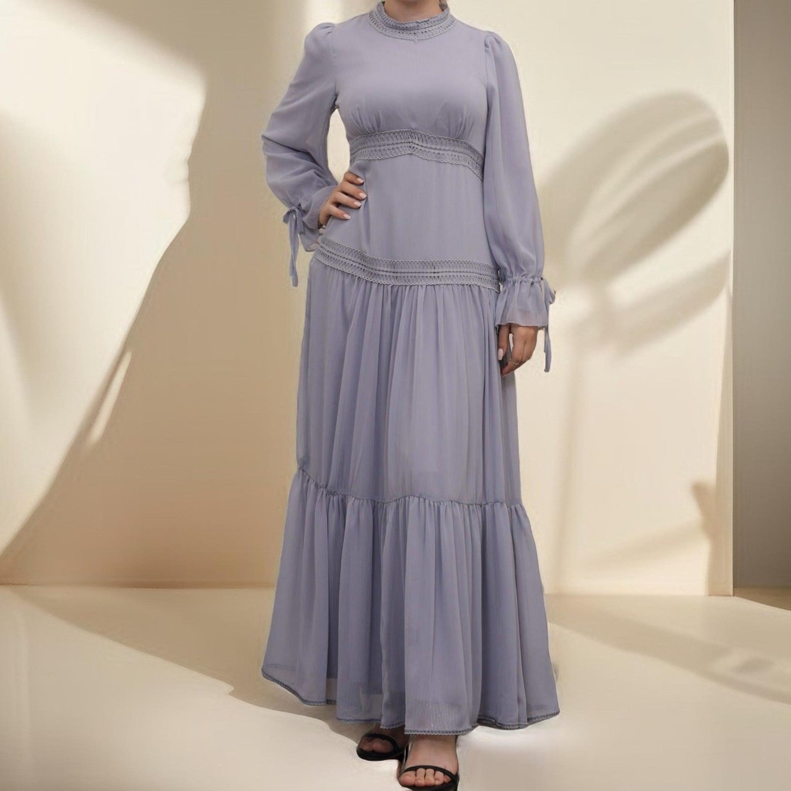 French style maxi dress - Try Modest Limited 