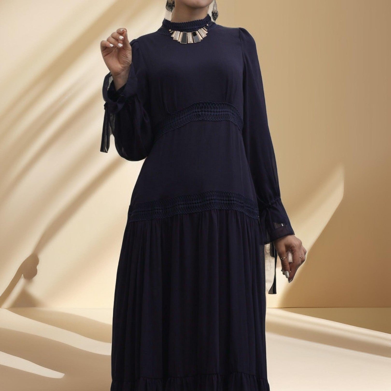 French style maxi dress - Try Modest Limited 