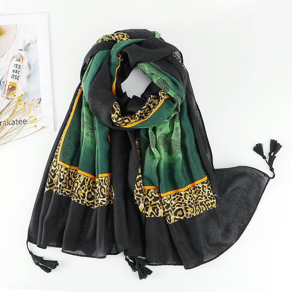 Fresh Floral Tassel Scarfs - Try Modest Limited