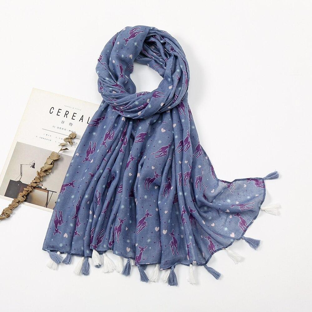 Fresh Floral Tassel Scarfs - Try Modest Limited 