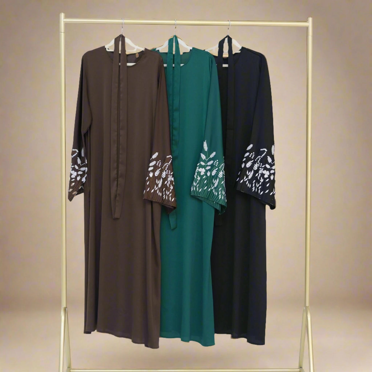 Haneen Arabic-Style Embroidered Abaya - Try Modest Limited