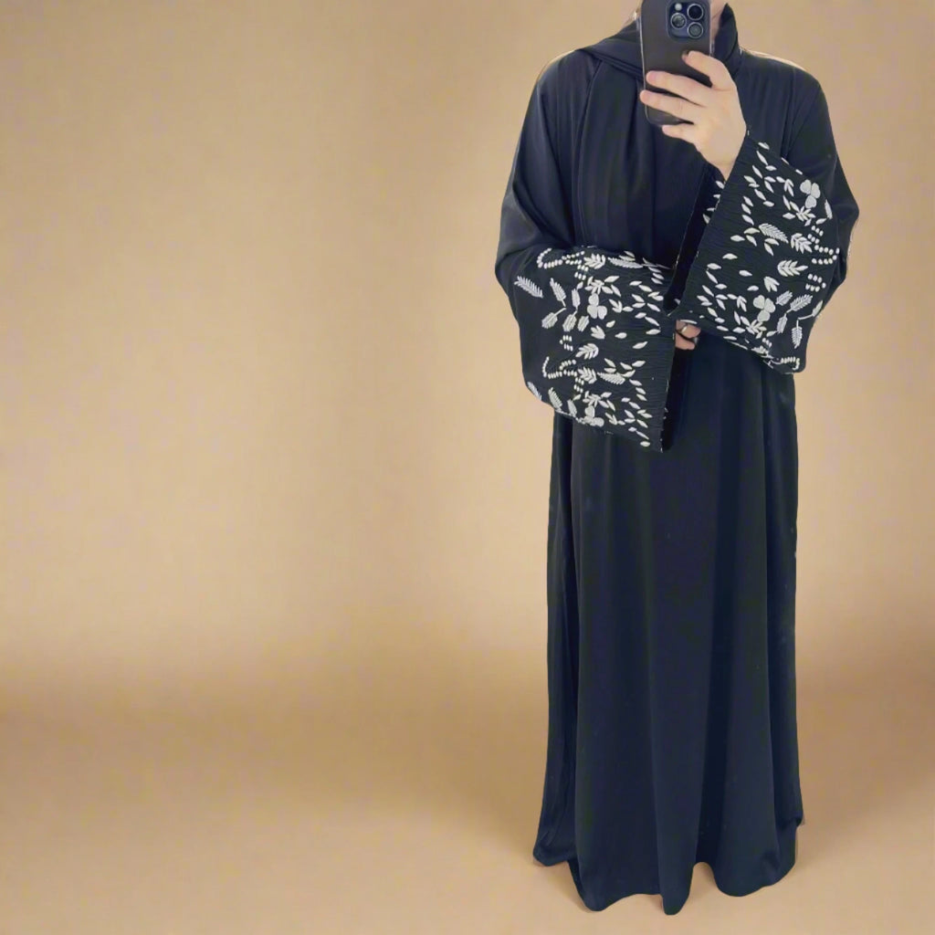Haneen Arabic-Style Embroidered Abaya - Try Modest Limited