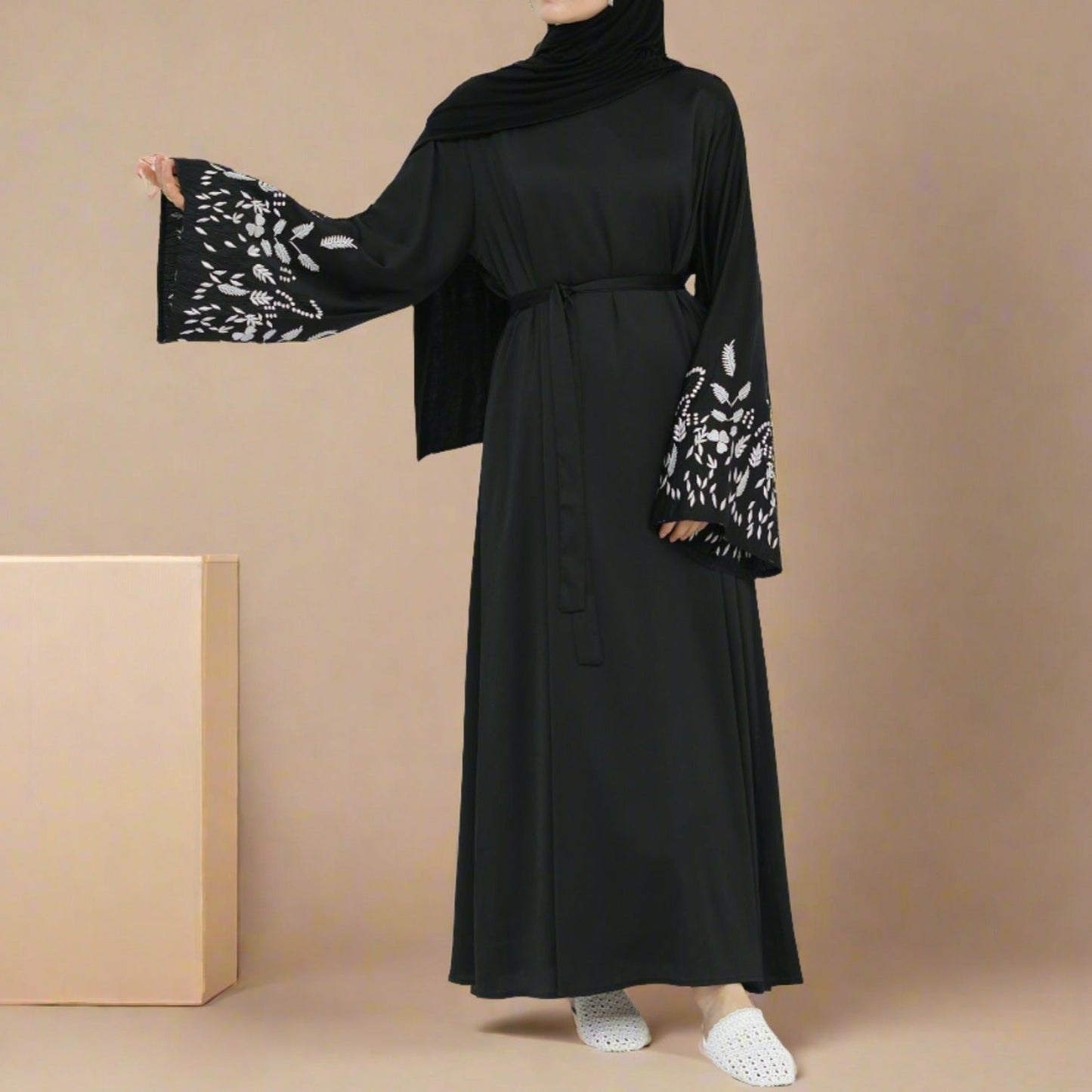 Haneen Arabic-Style Embroidered Abaya