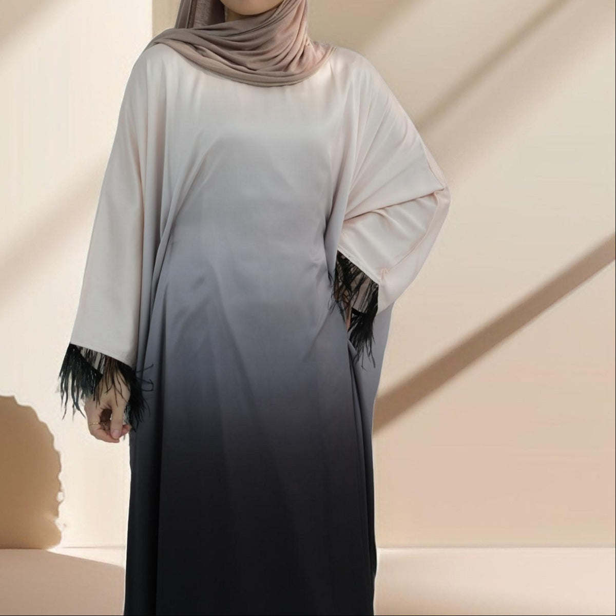 Hilwah Butterfly Kaftan Dress - Try Modest Limited