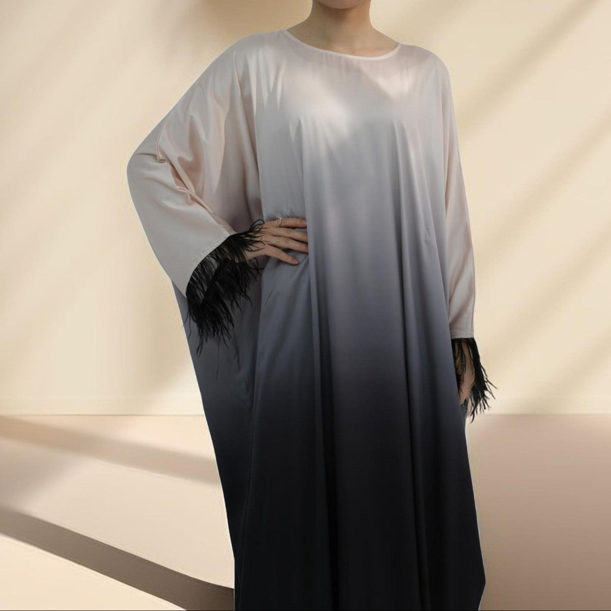 Hilwah Butterfly Kaftan Dress - Try Modest Limited