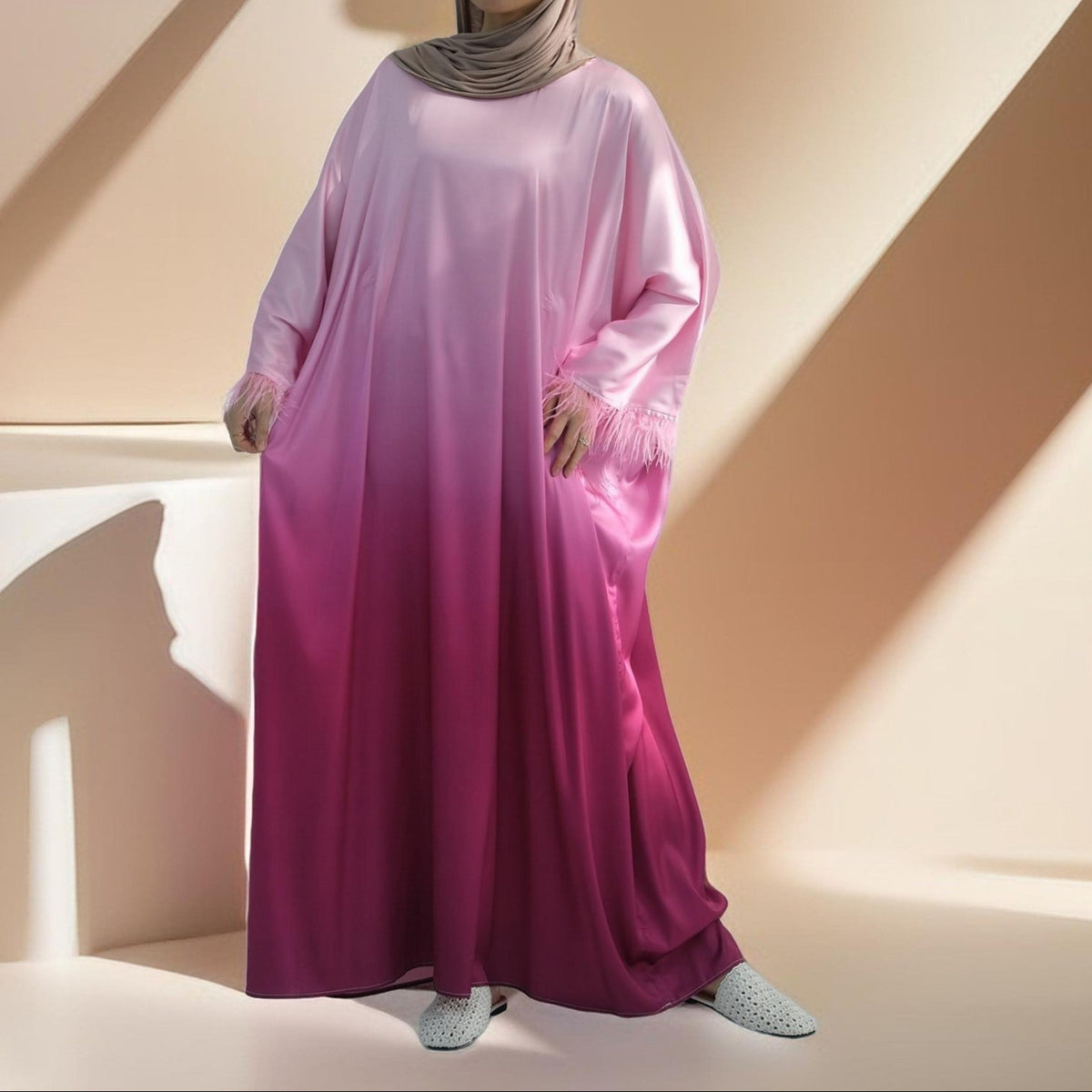 Hilwah Butterfly Kaftan Dress - Try Modest Limited