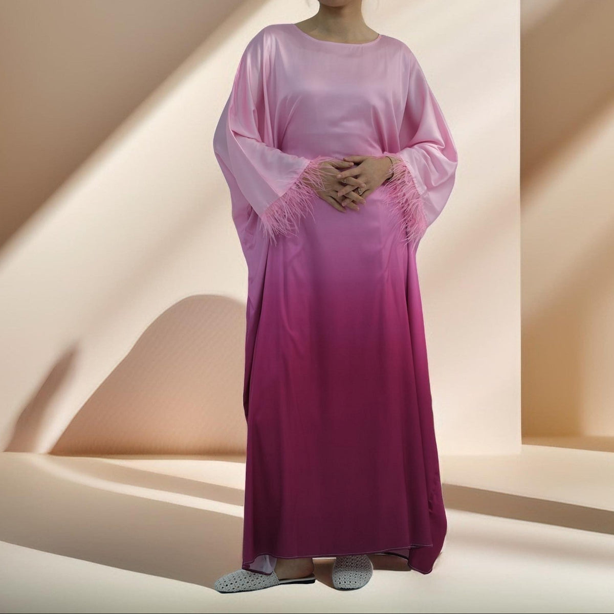 Hilwah Butterfly Kaftan Dress - Try Modest Limited