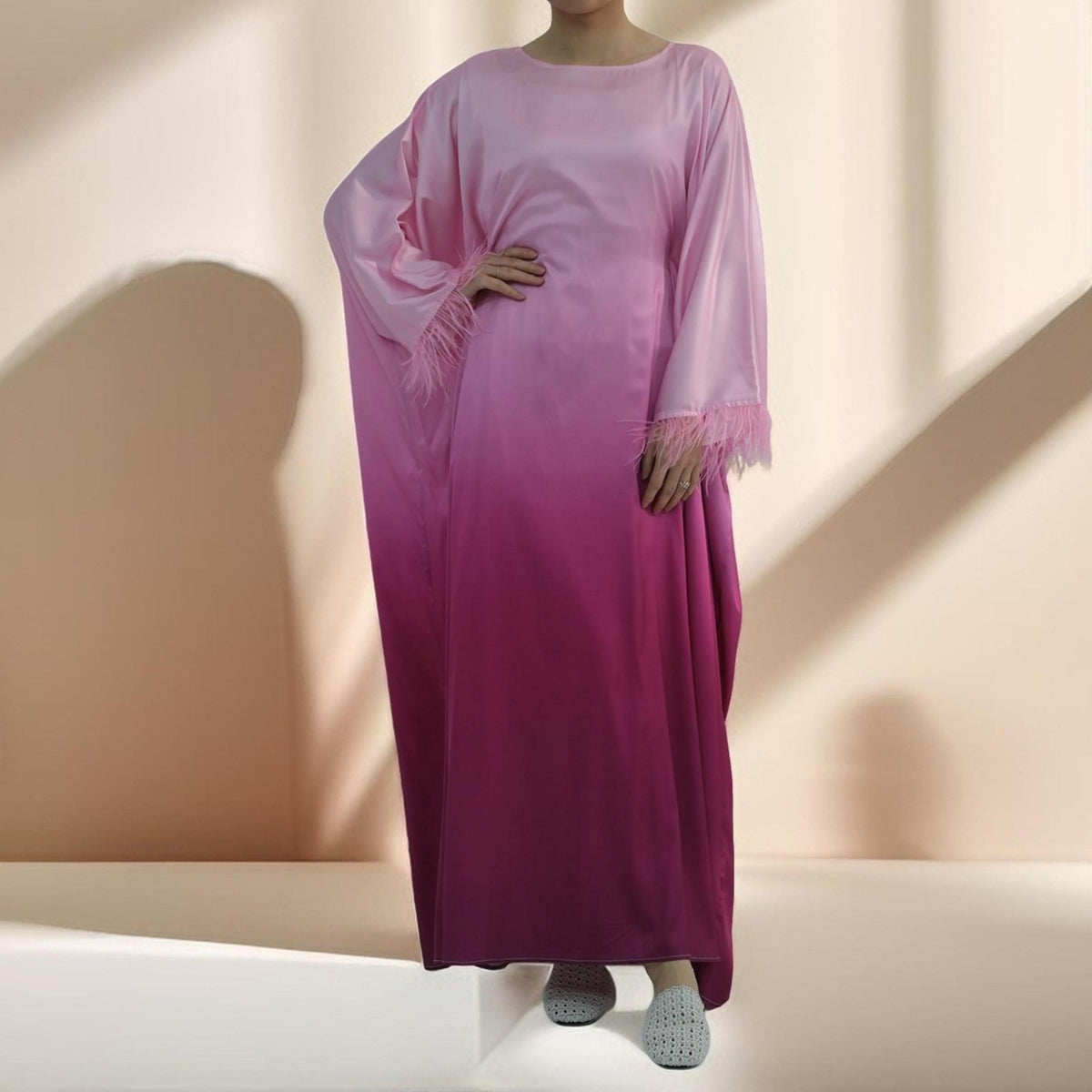 Hilwah Butterfly Kaftan Dress - Try Modest Limited