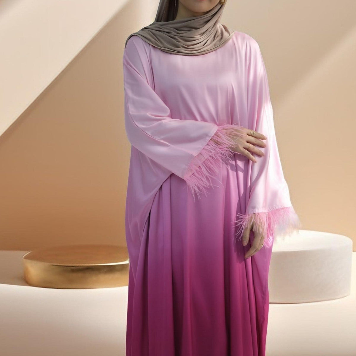 Hilwah Butterfly Kaftan Dress - Try Modest Limited