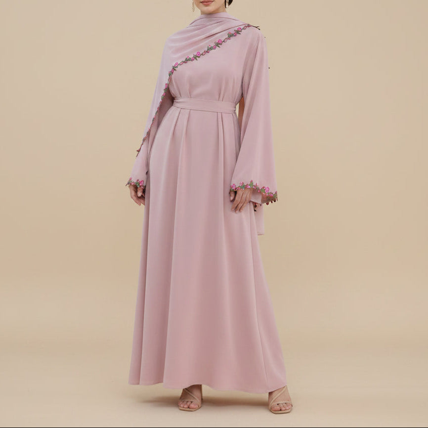 Jouri Floral Nida Abaya und Hijab-Set