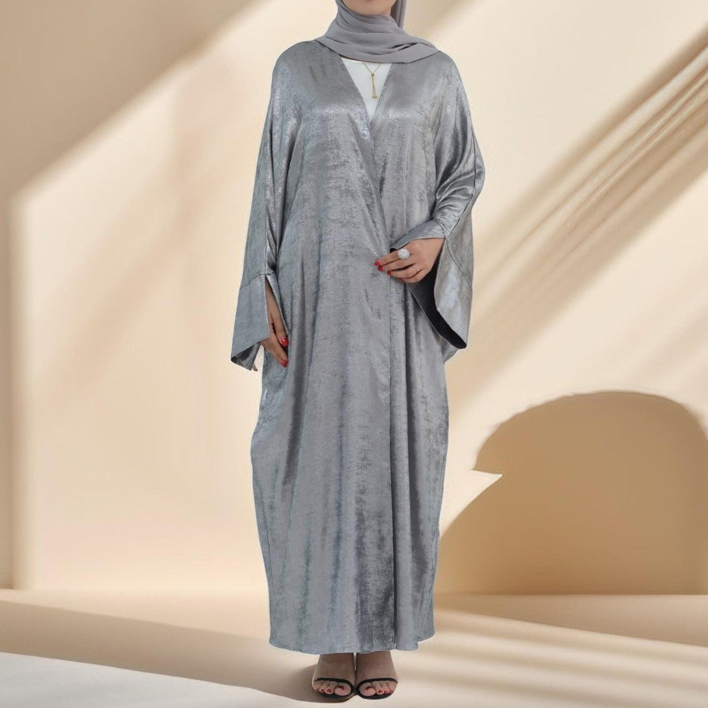 Emirates Shimmer Open Abaya