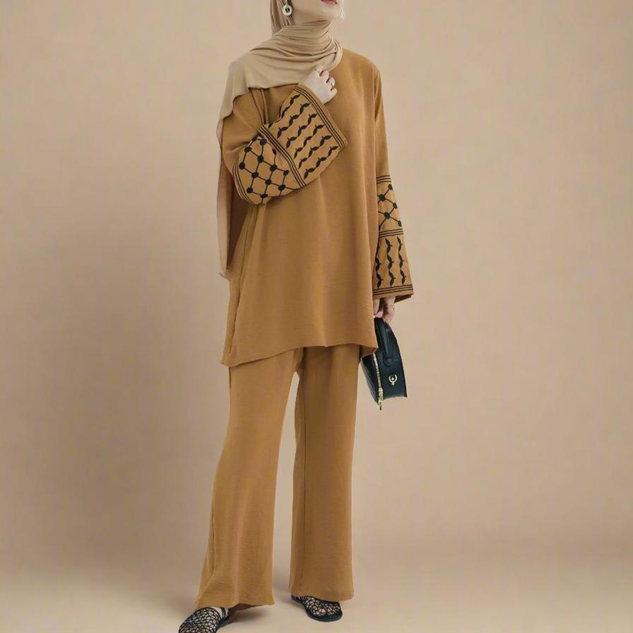 Keffiyeh 2 PC Co-ord Set - Try Modest Limited