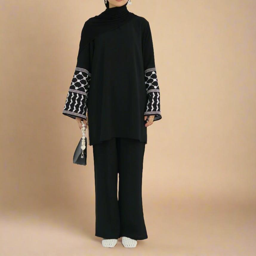 Keffiyeh 2 PC Co-ord Set - Try Modest Limited