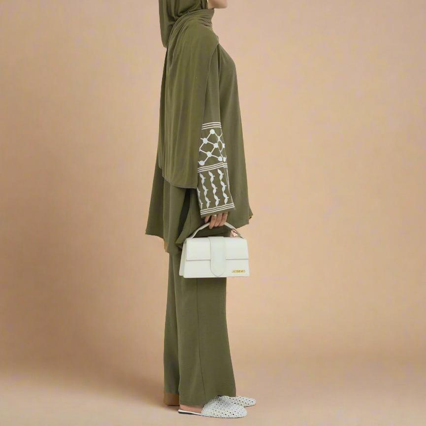 Keffiyeh 2 PC Co-ord Set Try Modest Limited