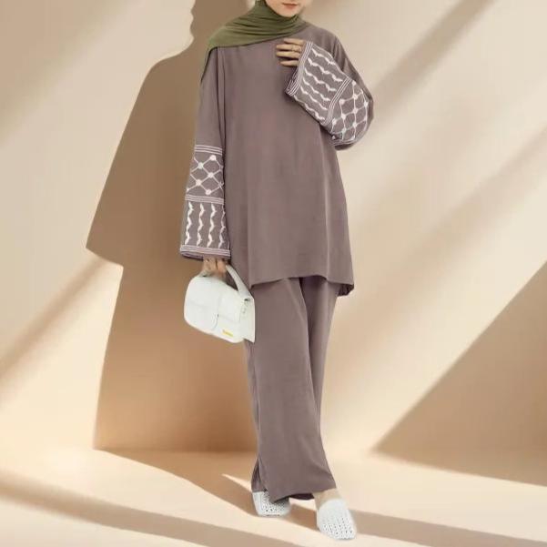 Keffiyeh 2 PC Co-ord Set - Try Modest Limited