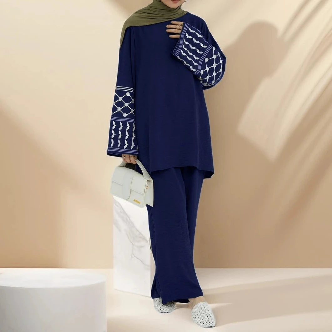 Keffiyeh 2 PC Co-ord Set - Try Modest Limited