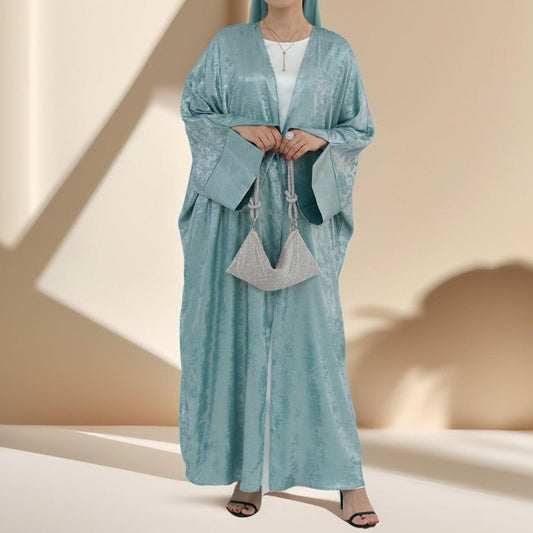 Khaleeji Nights - Open Abaya with slit sleeves Try Modest Limited