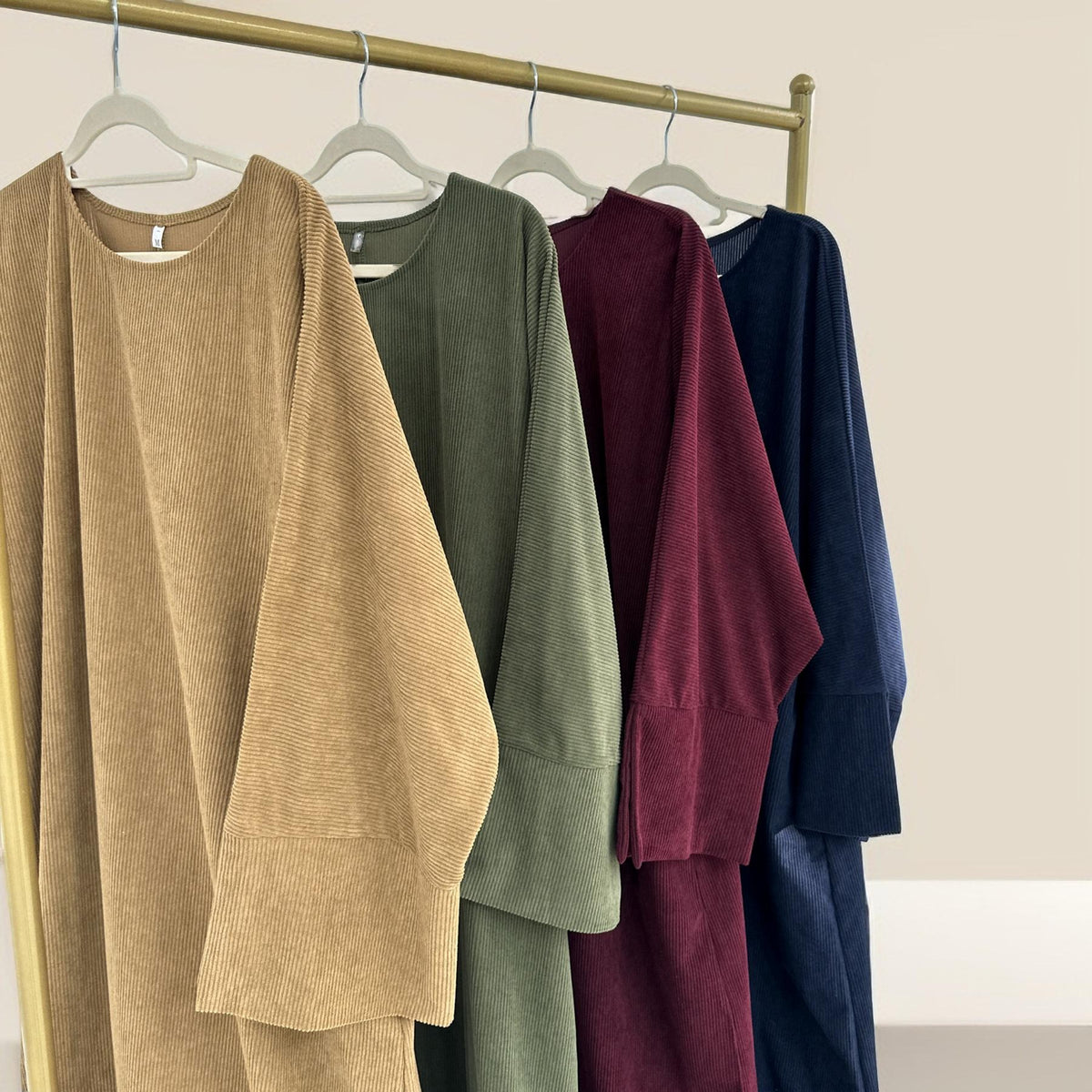 Autumn/Winter Cozy Corduroy Abaya - Try Modest Limited