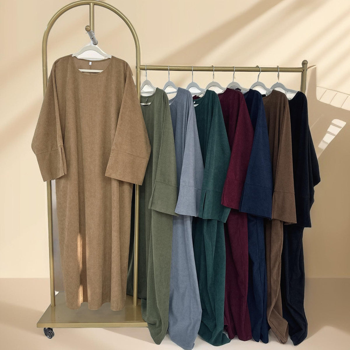 Autumn/Winter Cozy Corduroy Abaya - Try Modest Limited