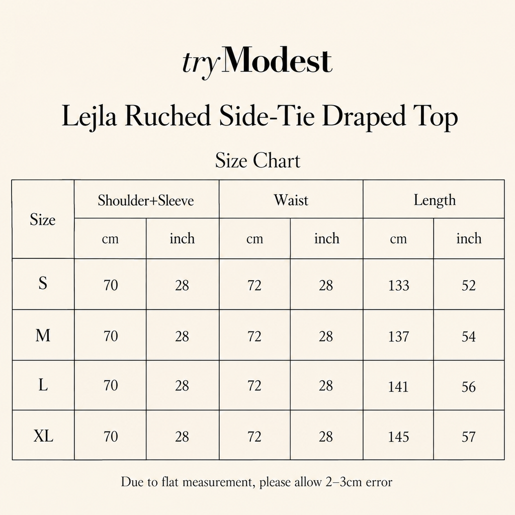 Lejla Ruched Side-Tie drapert topp