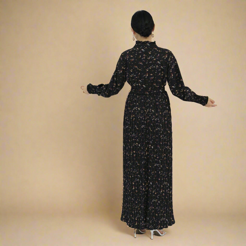 Lilly pleated summer floral dress - Try Modest Limited