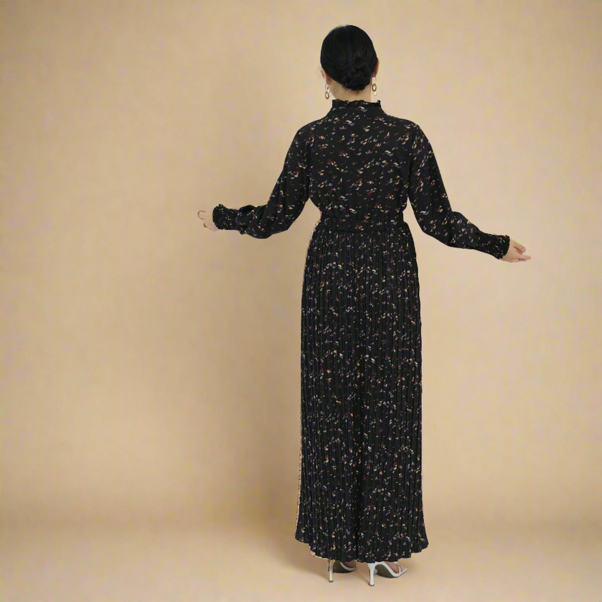 Lilly pleated summer floral dress - Try Modest Limited