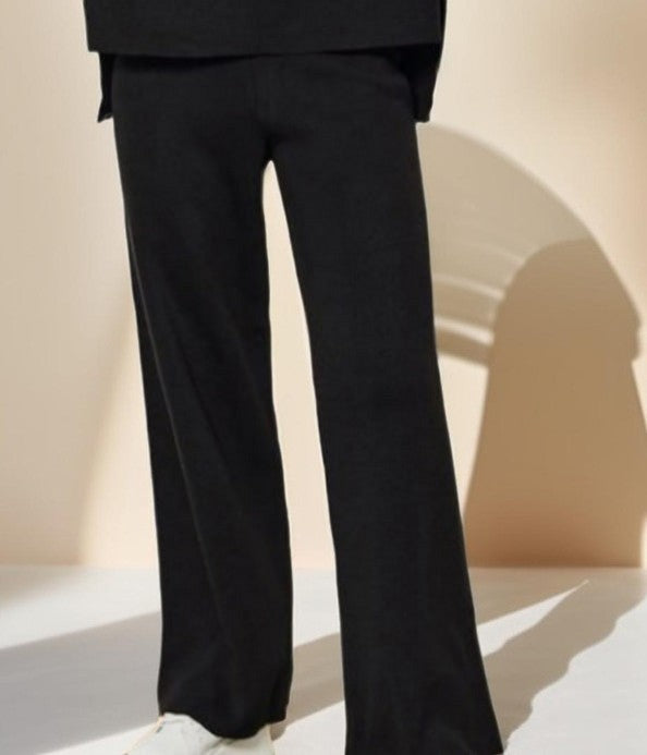 Long Sleeve Loose Casual Sweater Knitted Set - Try Modest Limited