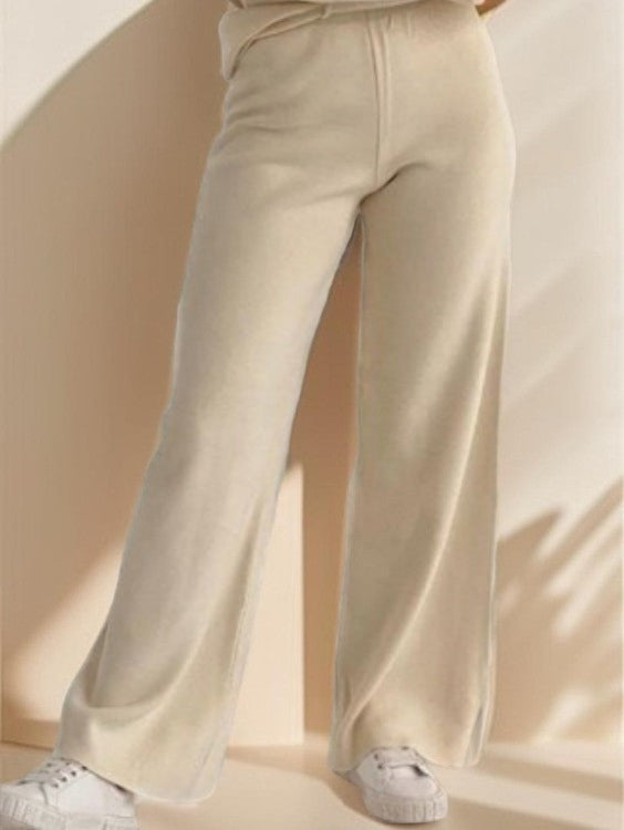 Long Sleeve Loose Casual Sweater Knitted Set - Try Modest Limited