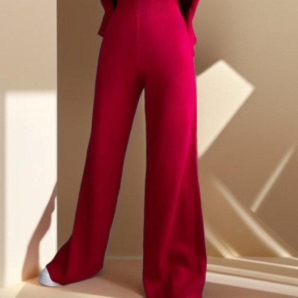 Long Sleeve Loose Casual Sweater Knitted Set - Try Modest Limited