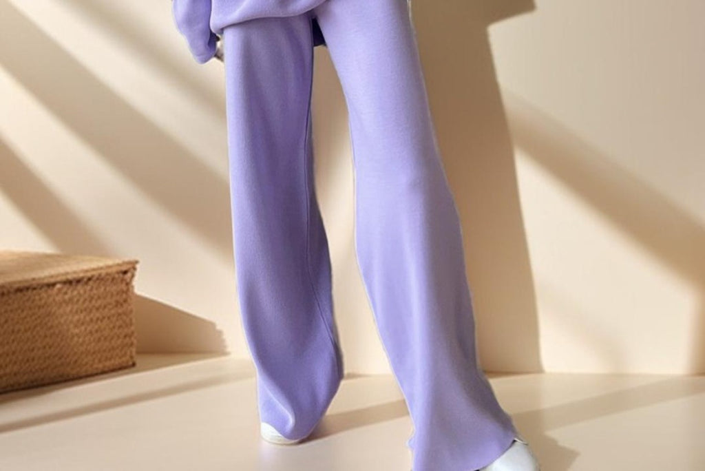 Long Sleeve Loose Casual Sweater Knitted Set - Try Modest Limited