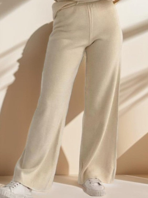 Long Sleeve Loose Casual Sweater Knitted Set - Try Modest Limited