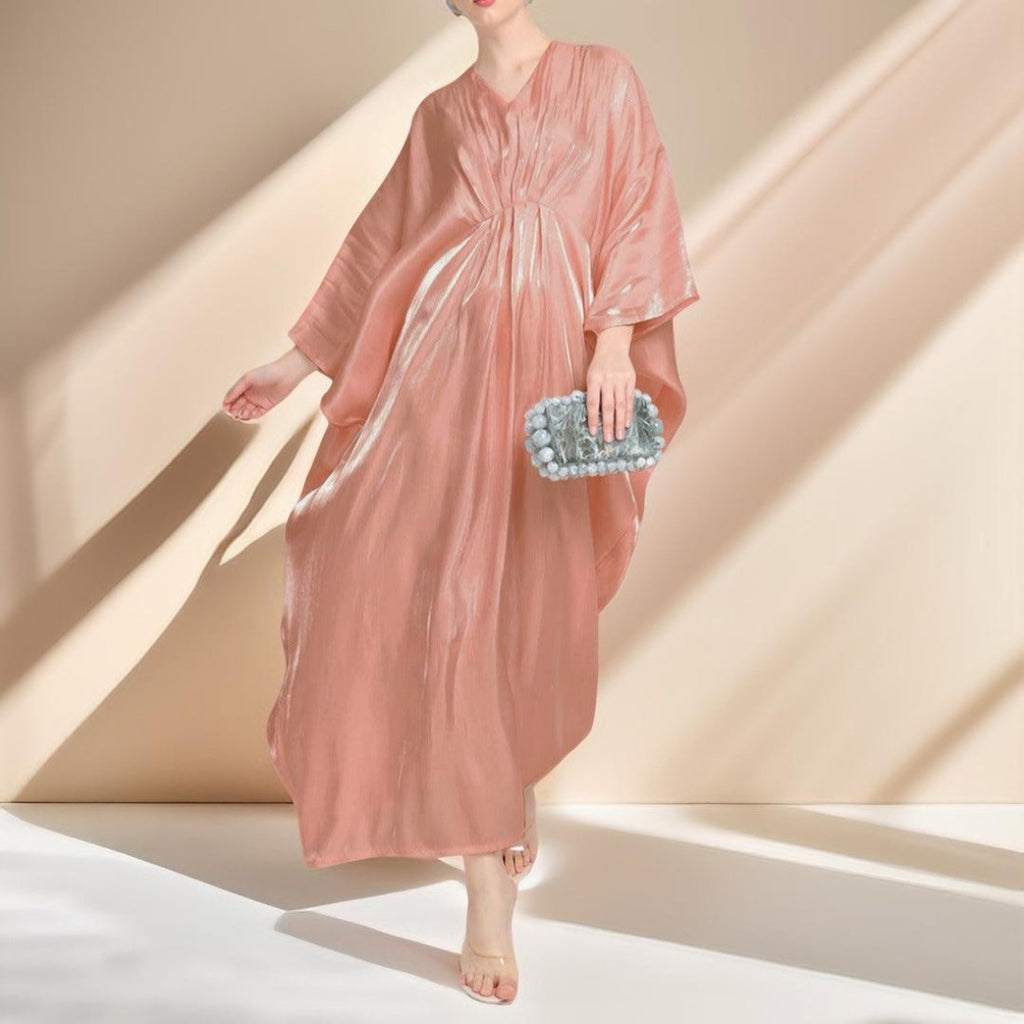 Loose Batwing Sleeve Long Dress Middle East Women's Robe - Try Modest Limited