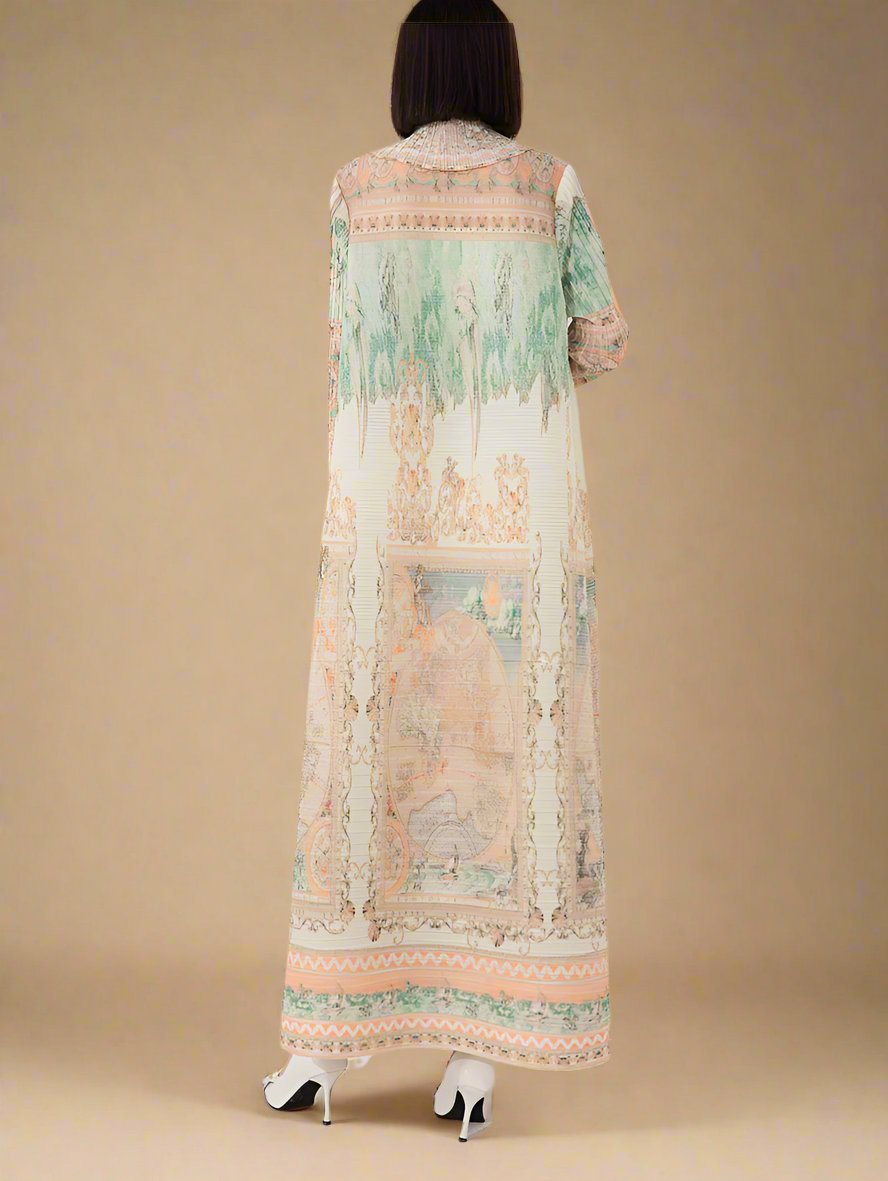 Luxe Pleated Kimono Cape - Try Modest Limited