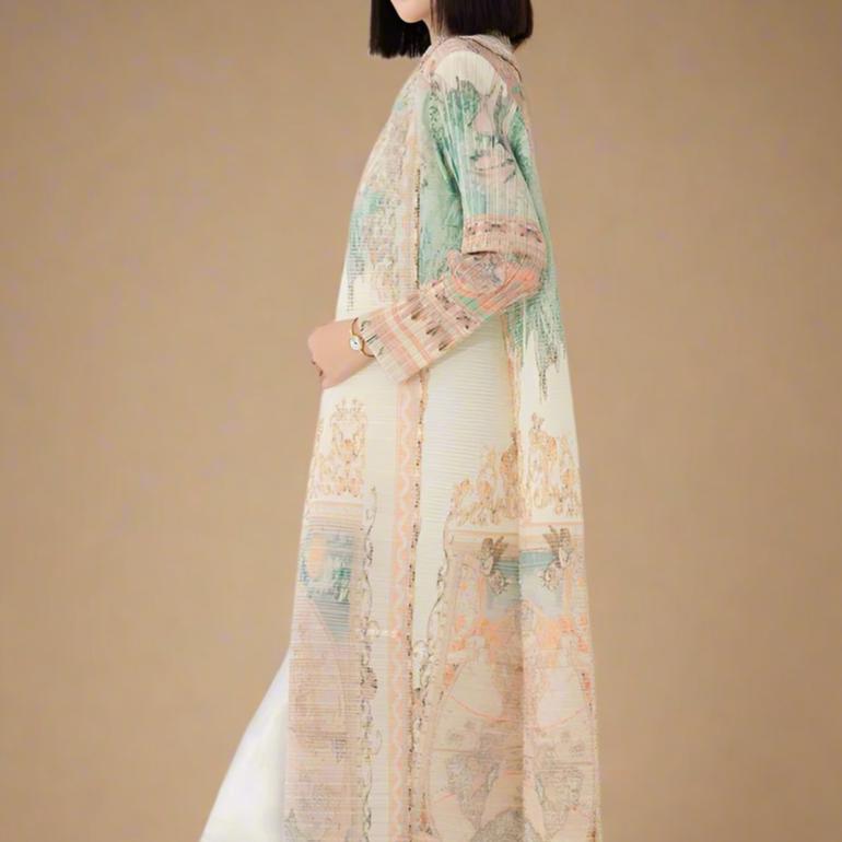 Luxe Pleated Kimono Cape - Try Modest Limited