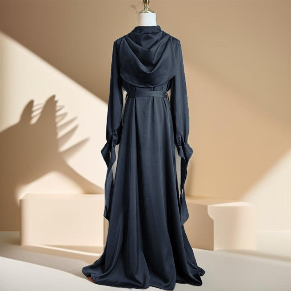 Luxe Silky Draped Robe - Try Modest Limited