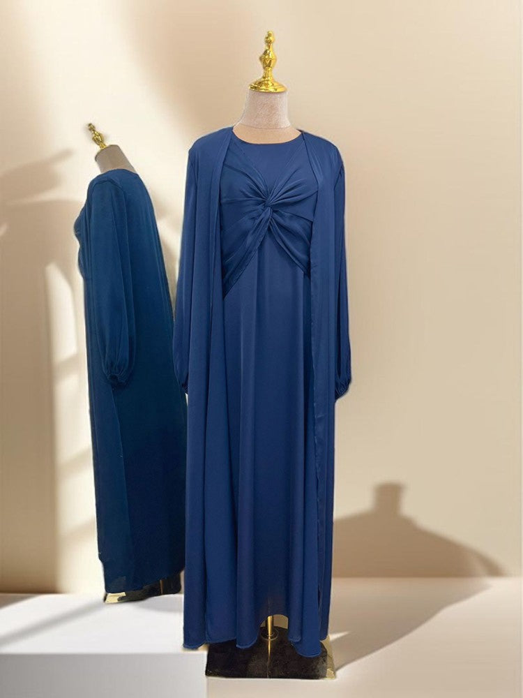 Luxury 2 piece abaya dress - Try Modest Limited