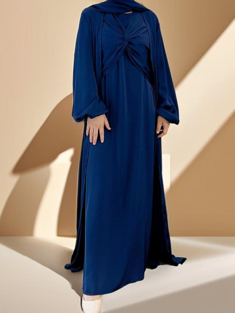 Luxury 2 piece abaya dress - Try Modest Limited 