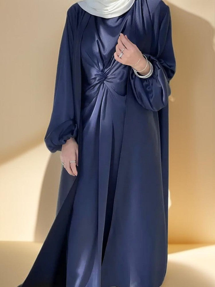 Luxury 2 piece abaya dress - Try Modest Limited 