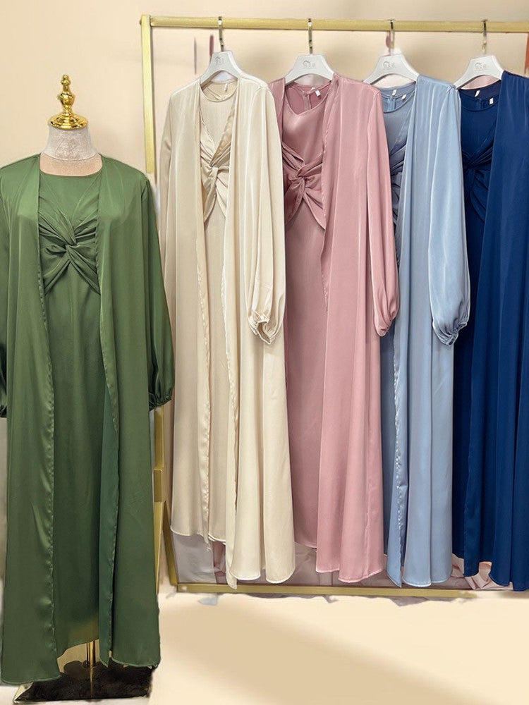 Luxury 2 piece abaya dress - Try Modest Limited