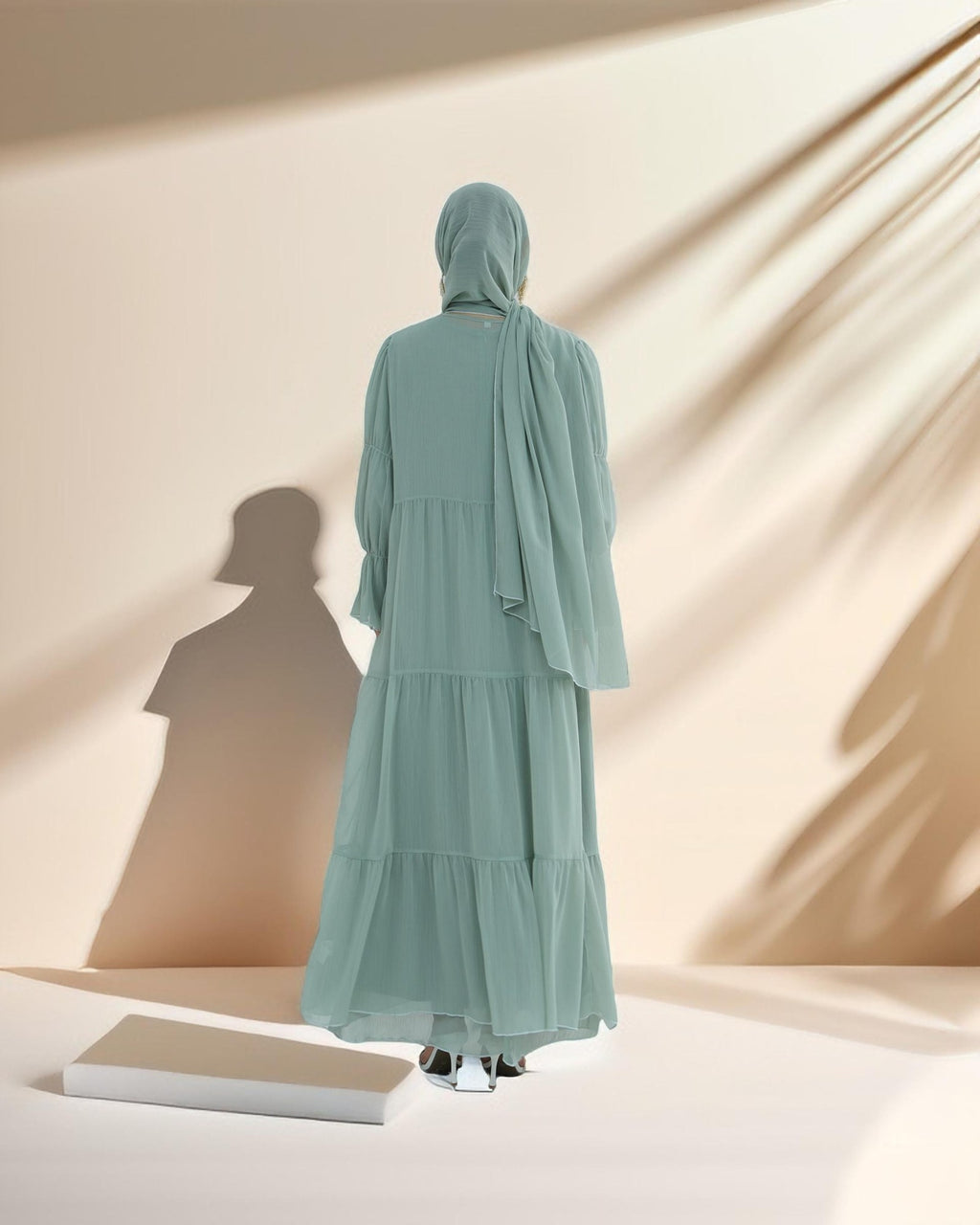 Lyana 2 PC Open Abaya - Try Modest Limited