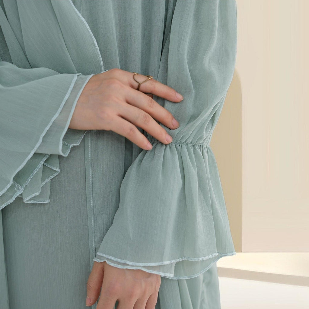 Lyana 2 PC Open Abaya - Try Modest Limited