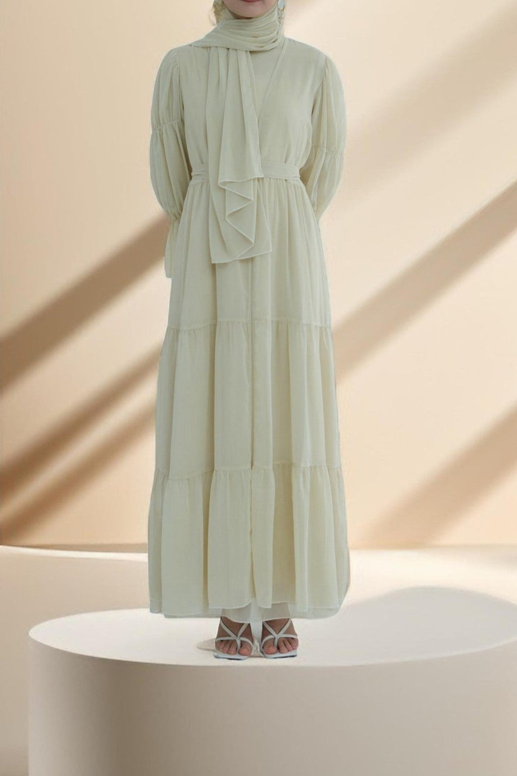 Lyana 2 PC Open Abaya - Try Modest Limited