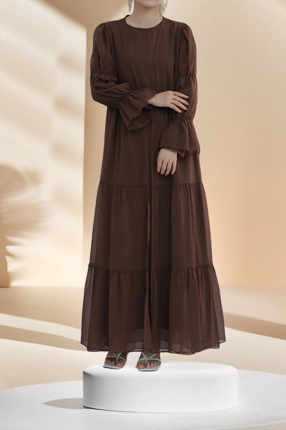 Lyana 2 PC Open Abaya - Try Modest Limited