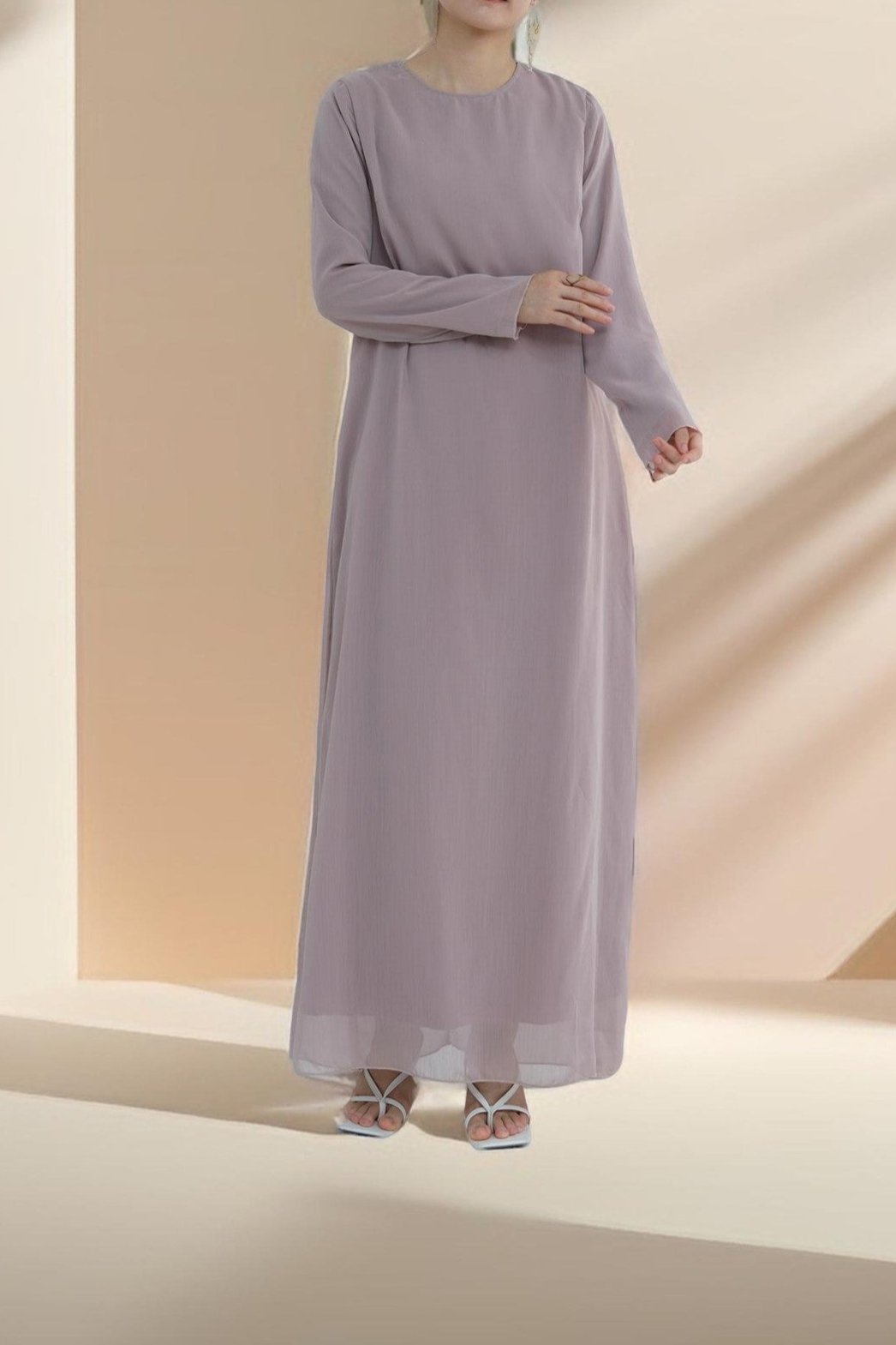 Lyana 2 pc açık abaya