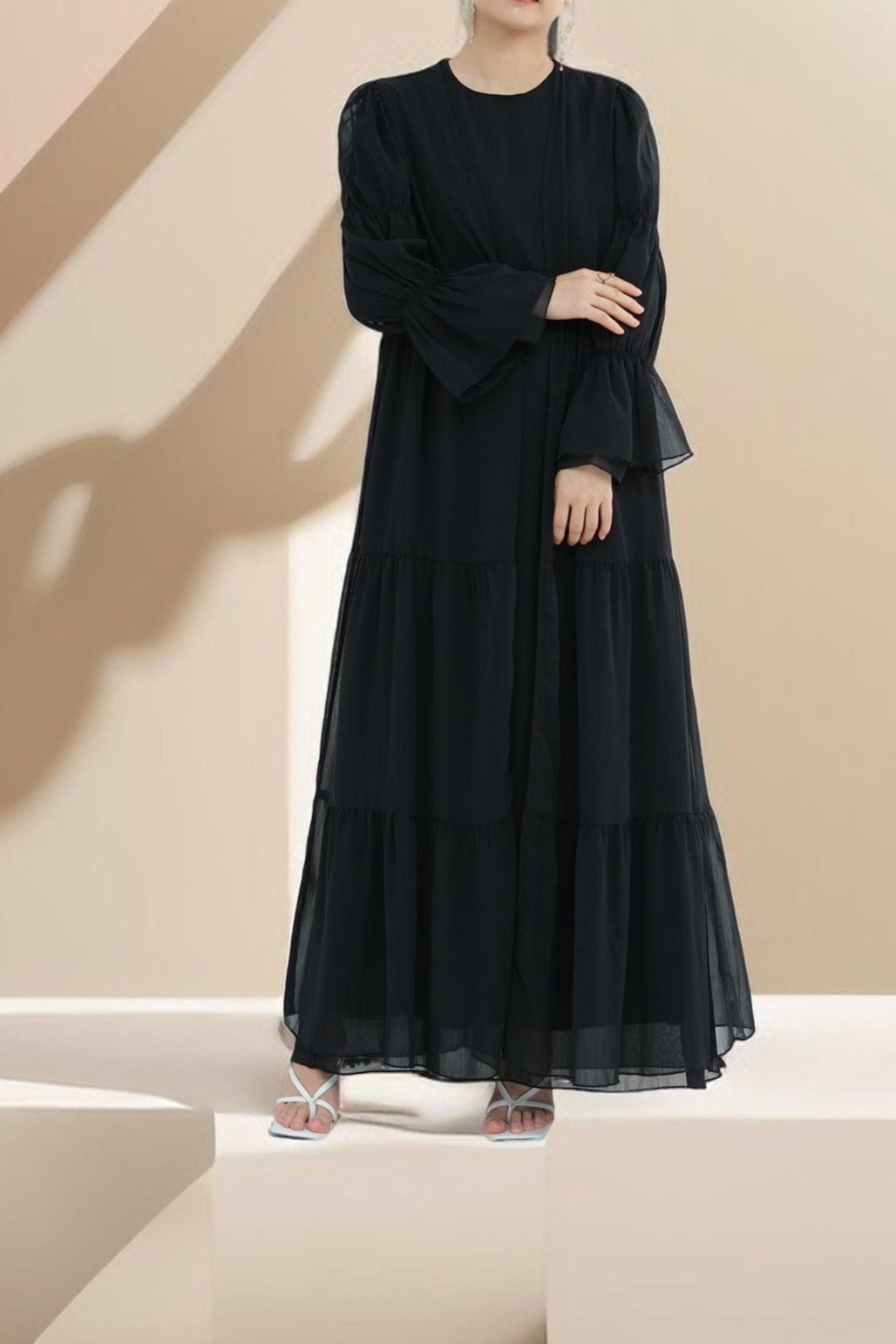 Lyana 2 pc açık abaya