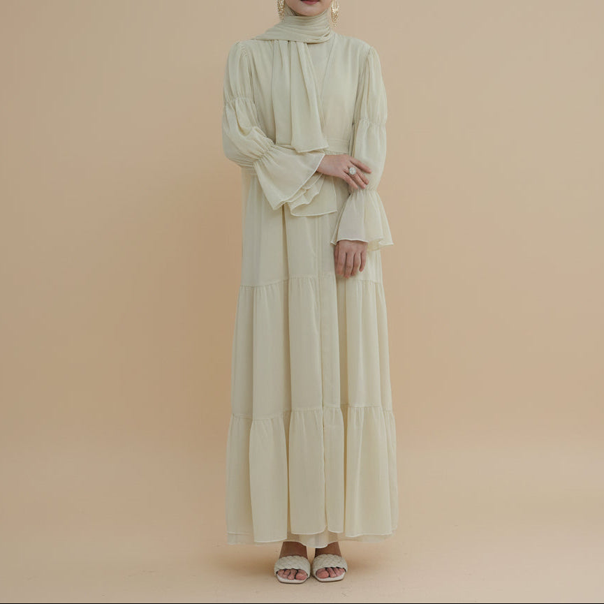 Lyana 2 PC Open Abaya - Try Modest Limited 