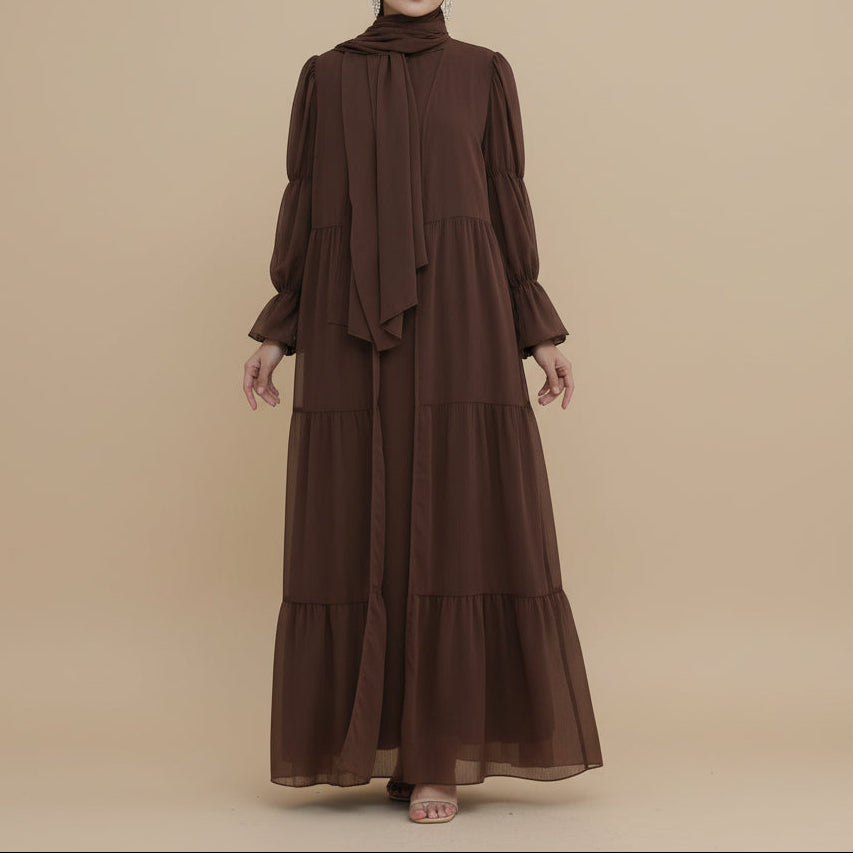 Lyana 2 PC Open Abaya - Try Modest Limited 