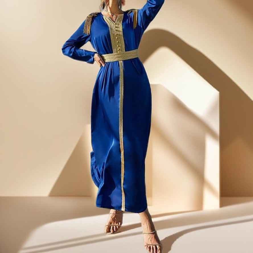 Magestic- Arabic style Full sleeve long maxi dress - Try Modest Limited