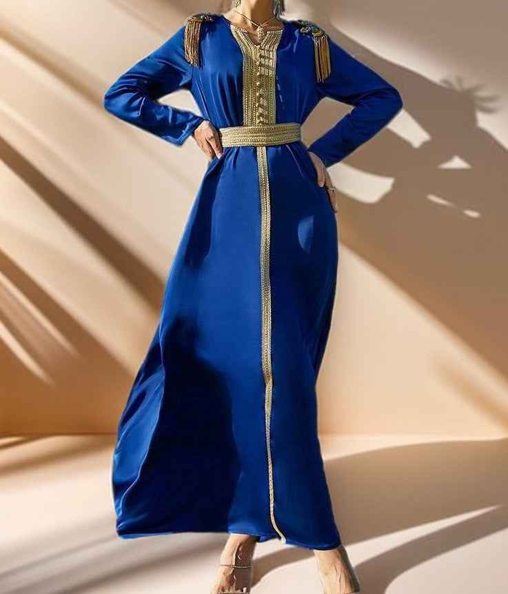 Magestic- Arabic style Full sleeve long maxi dress - Try Modest Limited
